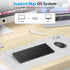 OMOTON Bluetooth Keyboard for Mac, Compact Wireless Keyboard Compatible with MacBook Pro/Air, iMac, iMac Pro, Mac Mini, Mac Pro Laptop and PC (Bla...